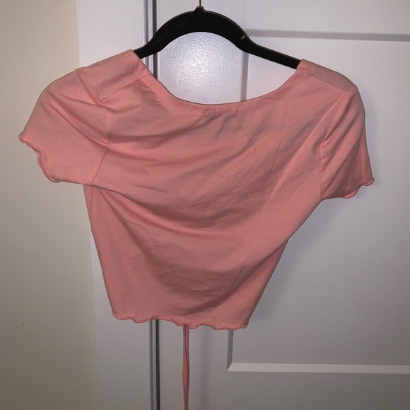 Pink Drawstring Shirt - Picture 2 of 3